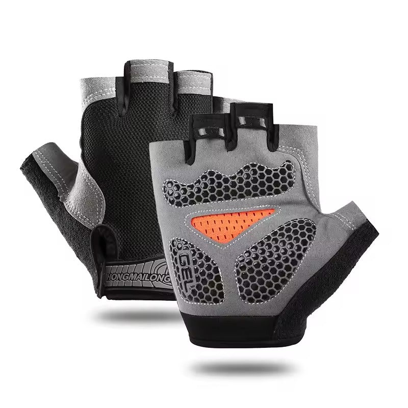 Gym Half-Finger Anti-Slip Gloves