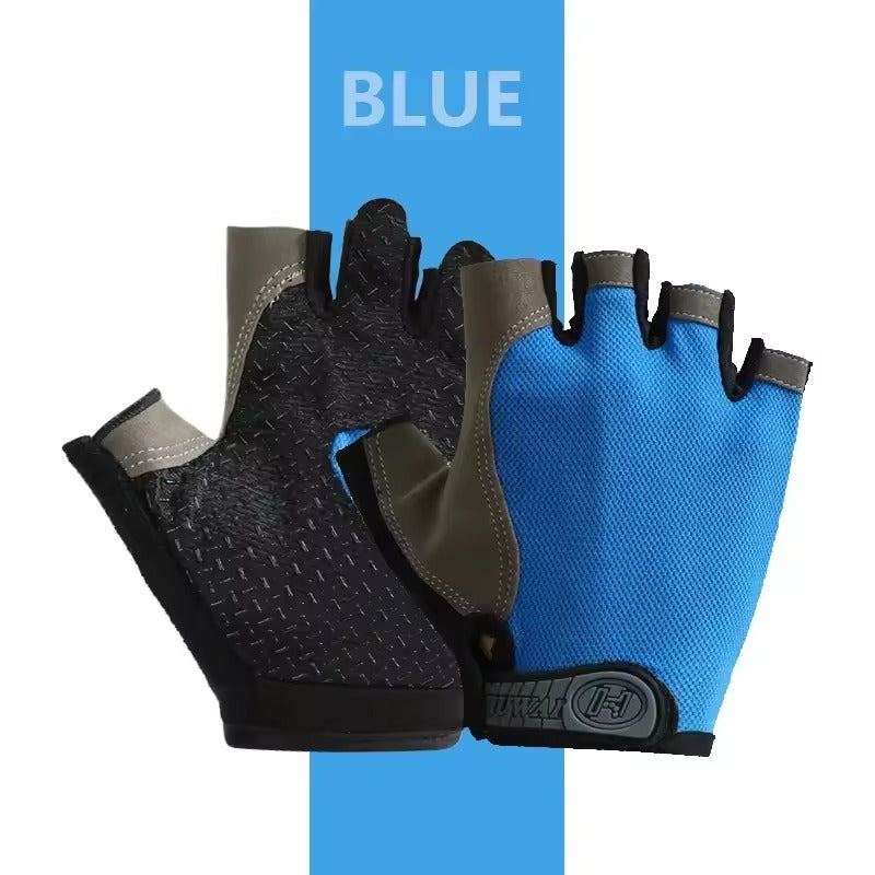 Gym Half-Finger Anti-Slip Gloves
