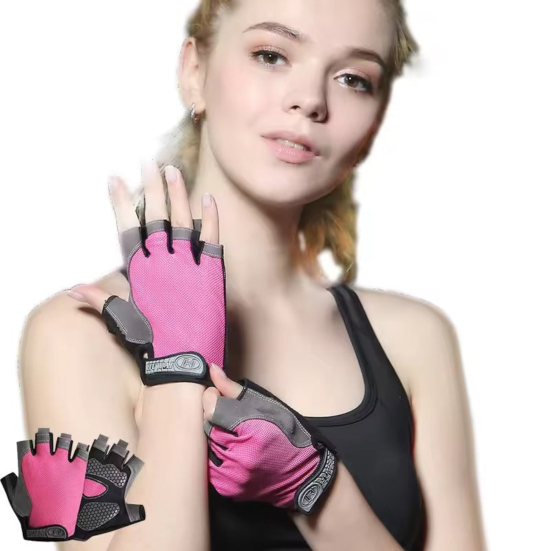 Gym Half-Finger Anti-Slip Gloves