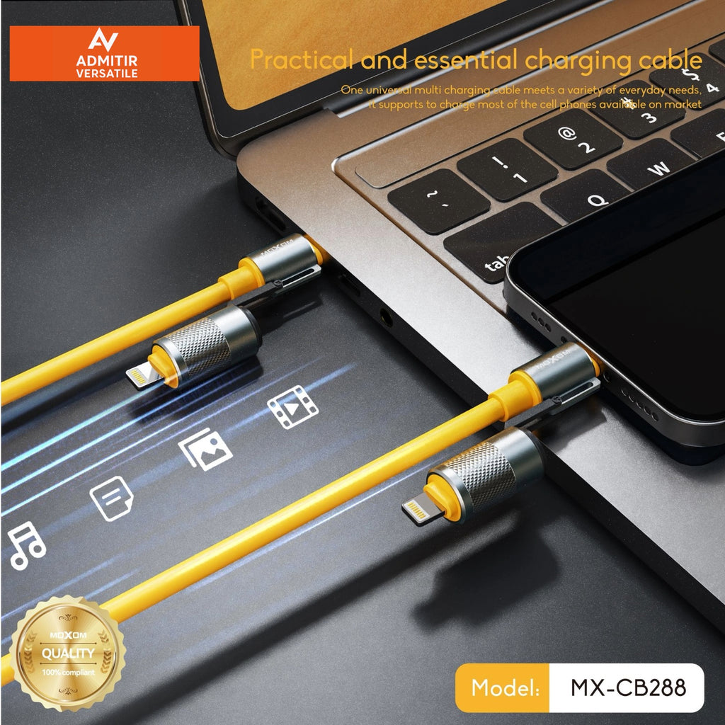 4-In-1 Silicone Fast Charging 240W Cable